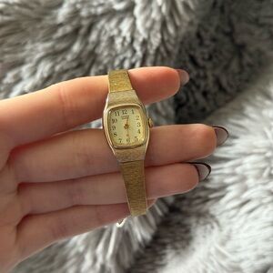 Citizen Gold-Tone Watch with Textured Band